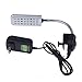 LEMONBEST High power 24 LEDs Aquarium Lamp Fish Tank Stainless Steel Tube Flexible Clamp Clip LED light