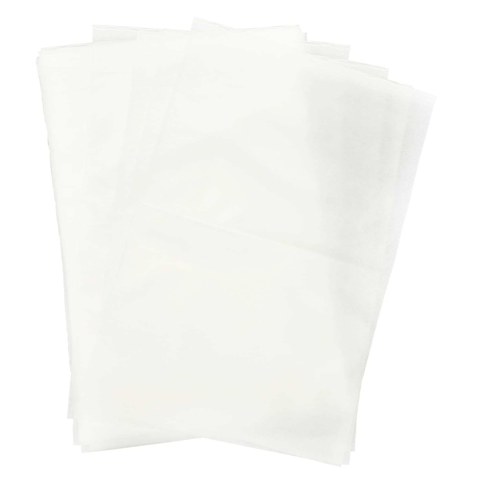 Sacchetti per Scarpe da Viaggio 32x48 Cm 50 Pezzi Non Tessuto | Bianco, Riutilizzabili e Lavabili, per Conservazione Calzature e Confezionamento Valigia