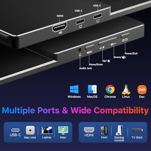 Triple Portable Monitor for Laptop