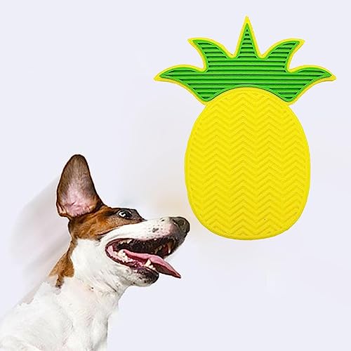 Generic Tapete de lambedura para cães e gatos, almofada para cães, esteira alimentadora com ventosa