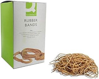Q-Connect Rubber Bands,yellow|green|brown|grey ,500g