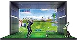 JTYMZYY Golf Ball Simulator Screen, Impact Screen Display Projector Screen for Golf Training Projection Screen, Skills Percussion Practice/Play Game Entertainment Tools for Golf Practice