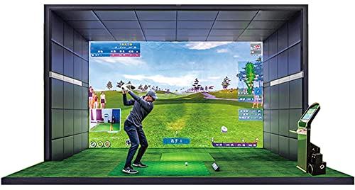 JTYMZYY Golf Ball Simulator Screen, Impact Screen Display Projector Screen for Golf Training Projection Screen, Skills Percussion Practice/Play Game Entertainment Tools for Golf Practice