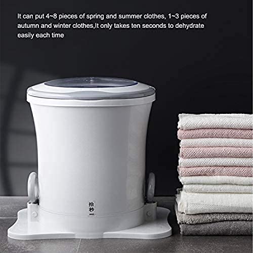 Secador Giratório Compacto Portátil Para Roupas Manual, Mini Máquina De Secar Roupa Manual Não Elétr
