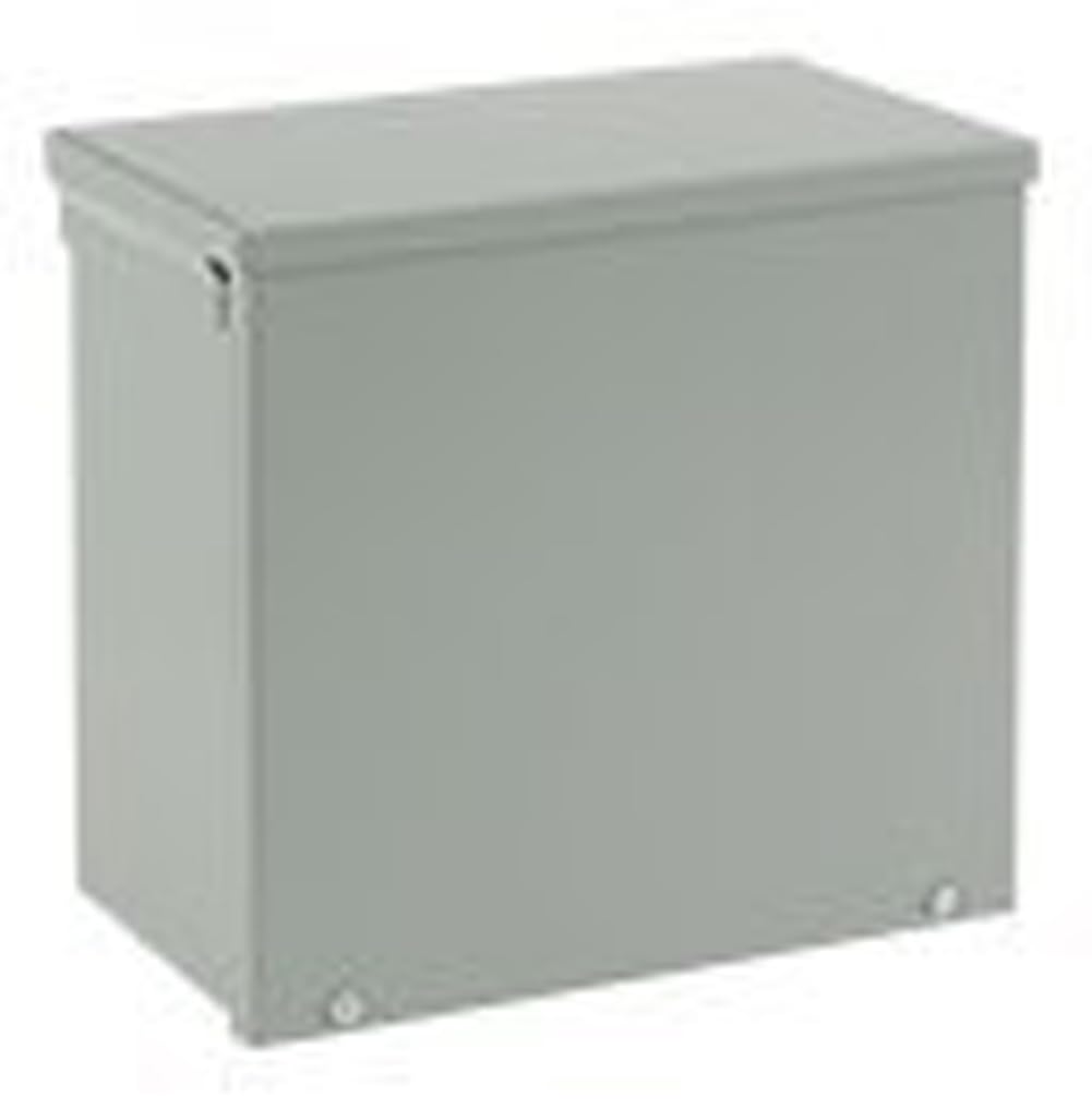 Hoffman A24R248 NEMA 3R Enclosure, Screw Cover, Galvanized, Paint Finish, 24" x 24" x 8"