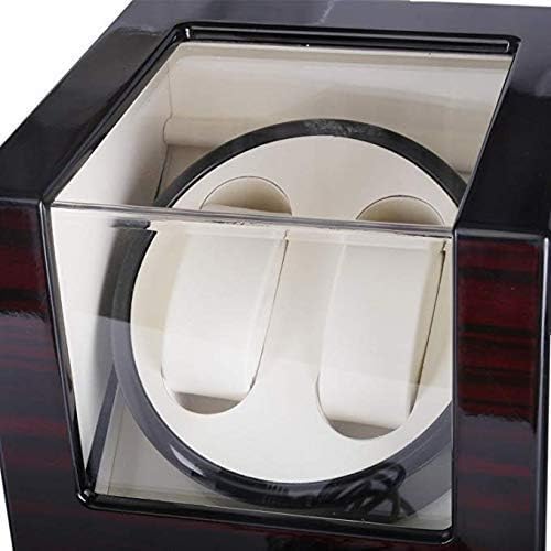 WHZHDMA Watch Winders, Watch Winder 2 Watches Wooden,Automatic Watch Winder Box Watches Cases Watches Boxes Winders Display Storage Red Every Family