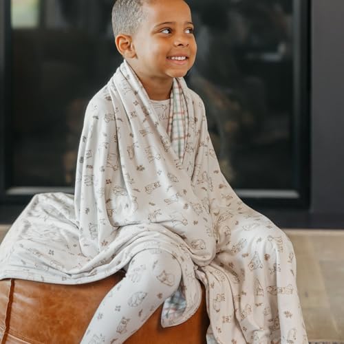 Image of Copper Pearl Jumbo 3-Layer Baby Blanket: Soft Baby Quilts for Boys and Girls | Breathable, Cozy, Toddler Blanket | Baby Quilt for Newborns | 60x72 Premium Material | Dylan