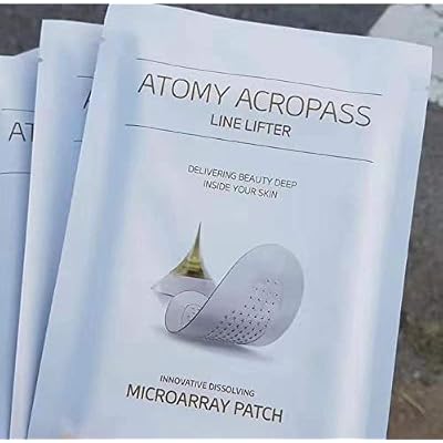 ACROPASS Wrinkle Removal Under Eye Zone Overnight Anti Aging Face Patch with Hyaluronic Micro Needles Structure 4 Sets of 5 Patches