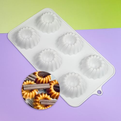 mostsom Silicone Mold Savarin Chocolate Molds Star Mountain Mousse Cake Mold DIY Bakeware Molds (A_8.88x4.68x0.8 inch)