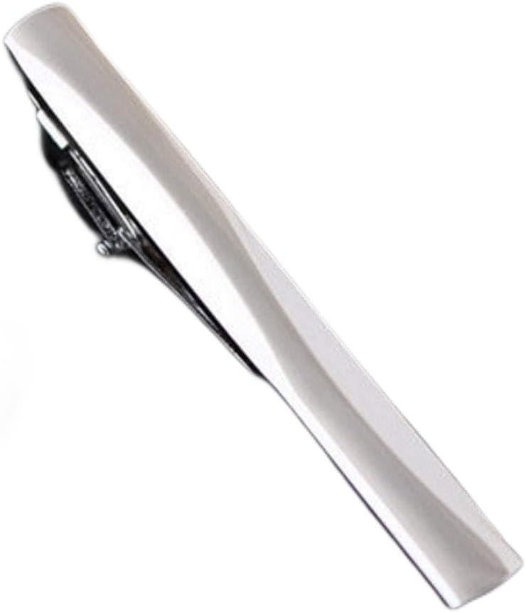 Men's Tie Clip Formal Wear Tie Clip Business Silver Clip Suit Shirt Tie Clip (Color : Style 1)