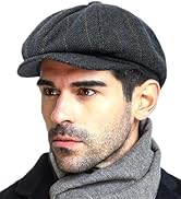 PanPacSight Classic Men's Newsboy Gatsby Hat in Blend Wool(Vintage Flat Ivy Cabbie Cap) 41mLRs0l6PL. AC SR166,182