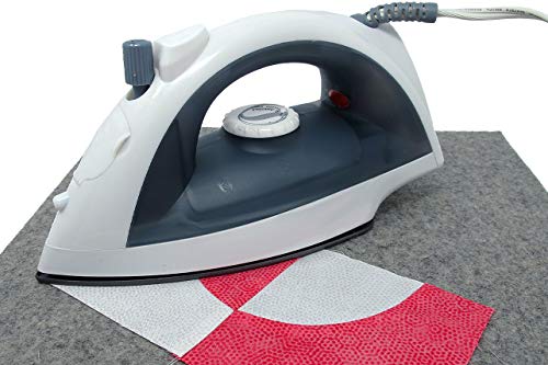 Jacobson Products Premium Wool Ironing Pad For Quilters - 100% Wool Felt Pressing Mat - The Ideal Pressing Pad For Home & Commercial Ironing (17" X 24" X 0.5") #TOP2