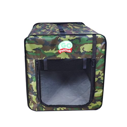 Go Pet Club Caixa de cachorro dobrável macia de 45,7 cm, bolsa portátil para animais de estimação, c