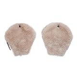 [ラボクル] 耳あて ヘルメット イヤーマフ 自転車 ヘルメット装着タイプ ボア素材 子供用・大人用兼用 L-EMF01