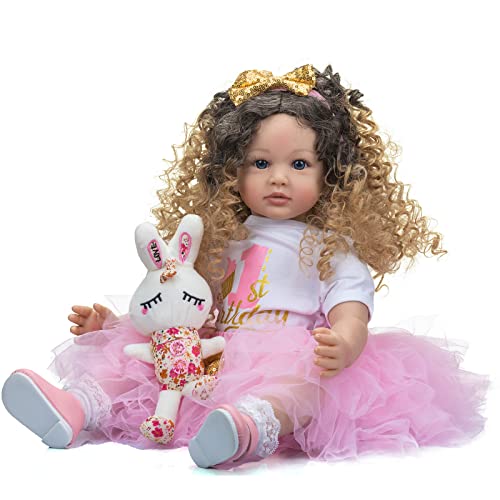 Muñeca Reborn Bebé Realista Silicone 24 Pulgadas miniatura 2