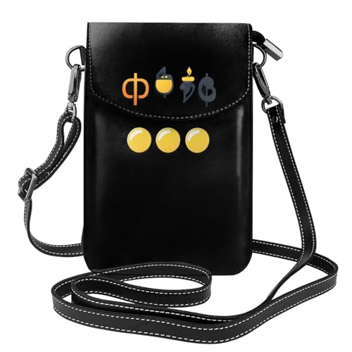 Sac bandoulière cuir téléphone portable housse pochette jaune imprimé personnage