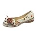 Frauen Tuch Lässige Dekoration Flache Schuhe Frauen Drucken Frühling Damen Slip On Pumps Flache Schuhe Lässige Freizeitschuhe Ballerinas Elegante für Frauen
