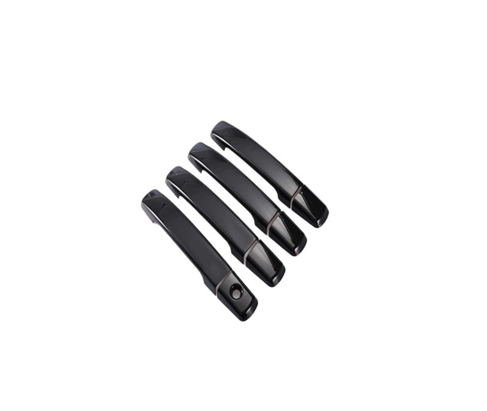 Trxjjvm for Nissan for Qashqai J10 2007-2013 Car Door Handle Cover Stickers Styling Accessories car Exterior Door Handle(Black 0 Button)