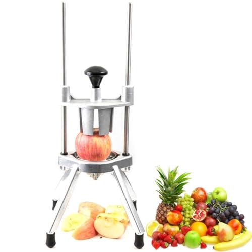 Cortador de cuña de limón y lima, cortador de verduras y frutas de grado comercial para patatas, tomates, cebollas, cortador de cocina perfecto