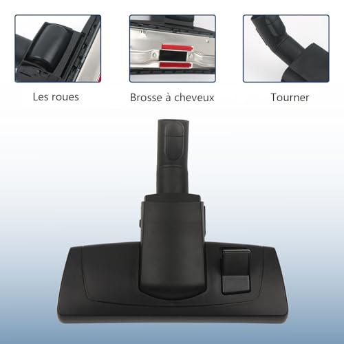 XZGM Brosse Combinée pour Aspirateur Buse Multifonction – vue 3