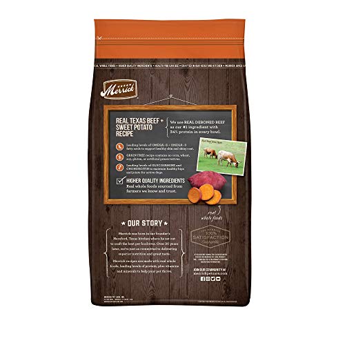 Merrick Grain Free Texas Beef + Sweet Potato Recipe Dry Dog Food, 4 Lbs. #TOP1