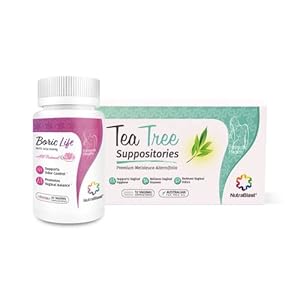 NutraBlast Boric Acid Vaginal Suppo...