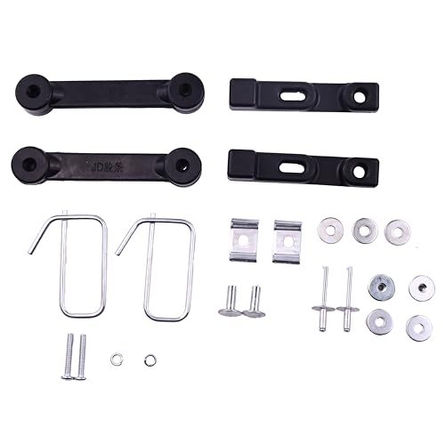 SUKATC M72426 M67099 M67099B Rubber Hopper Latch Strap Bagger Chute Strap with Hardware Kit Compatible with JD100 E100 F910 G100 L100 X125 Z245