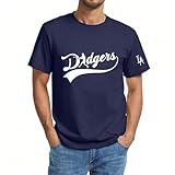 Baseball Shirts for Men Baseball Player Graphic Tee Baseball Team Sports Fan Funny Casual Short Sleeve Tops Blue