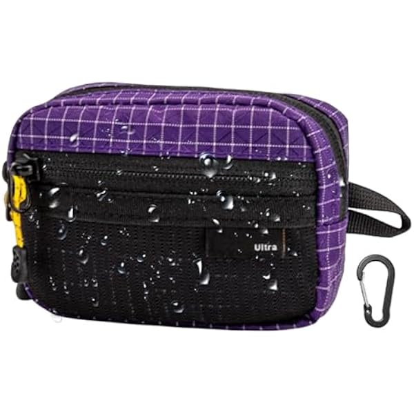 Saszetka do Plecaka | Wodoodporny Przenośny z Klamrą | Przenośne Akcesoria do Plecaka Turystycznego,Dla Monet Gotówki Kart Kempingu Wędrówek Wspinaczki Outdoor Mężczyzn