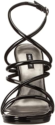 Nine West Women's LEXY3 Heeled Sandal, Black, 8.5 | Image 1