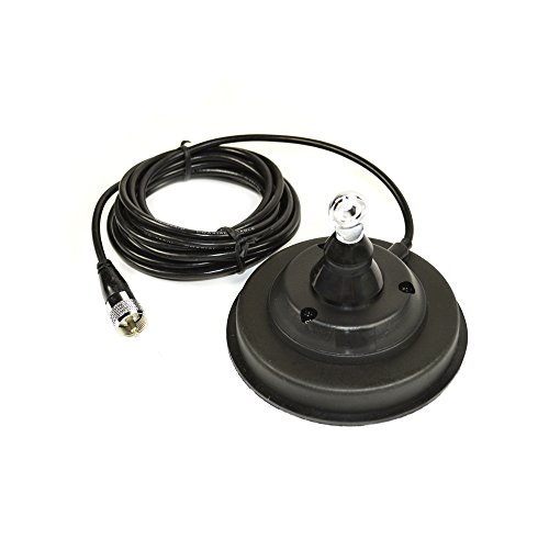 Soporte magntico de Antena CB PNI 120 / DV 125 mm, Cable RG58 de 4 m, Conector PL259 Incluido