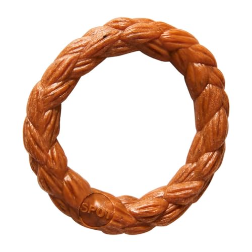 Ethical Pet Products Bam-Bone Braid Ring Dog Toy Hickory, 1ea/3