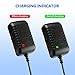 Xahpower 12V Charger for Ride on Car, 12 Volt Battery Charger for Kids Electric Ride on Car SUV Motorcycle ATV Ride-Ons Accessories, Sports Car, Quad Bike Jeeps Battery Supply Power Adapter