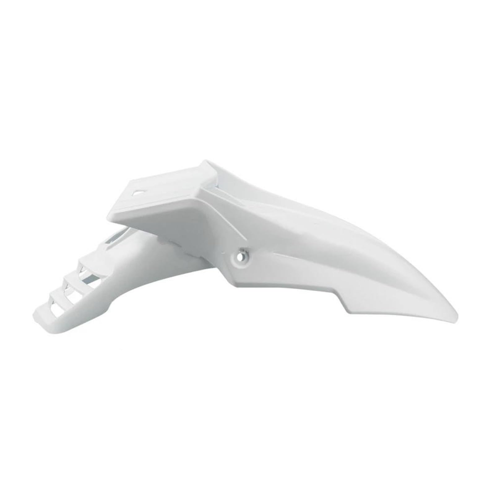 Garde-boue universels pour moto, garde-boue avant en forme de hugger pour pneu (Blanc)