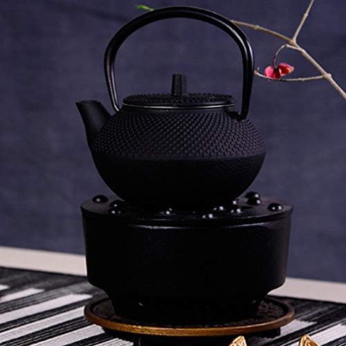 Patkaw Cast Iron Teapot Japanese Tetsubin Kettle Stovetop Tea Kettle Loose Leaf Tea Pot For Boiling Hot Water Tea Black #TOP1
