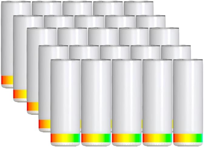 25-pack Bluetooth Sublimation Tumbler with Lid
