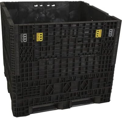 Triple Diamond Plastics Heavy-Duty Collapsible Bulk Storage Container - 48in.L x 45in.W x 42in.H, 1500Lb. Capacity, Model# TDP-4548-42