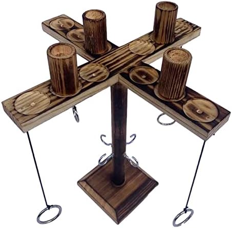 Hook And Loop Game, Handmade Adult Ring Toss Game, Wooden Hook Fast Paced Interactive Children'S Toy, Suitable For Children Adult Party Family Game