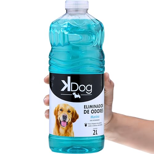 Eliminador de Odores Para Cães e Gatos, Marine, KDog, 2 Litros, Azul