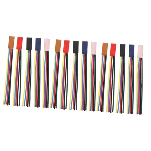 Signet en cuir brodé Uonlytech | 3 ensembles de 5 marque-pages ruban colorés