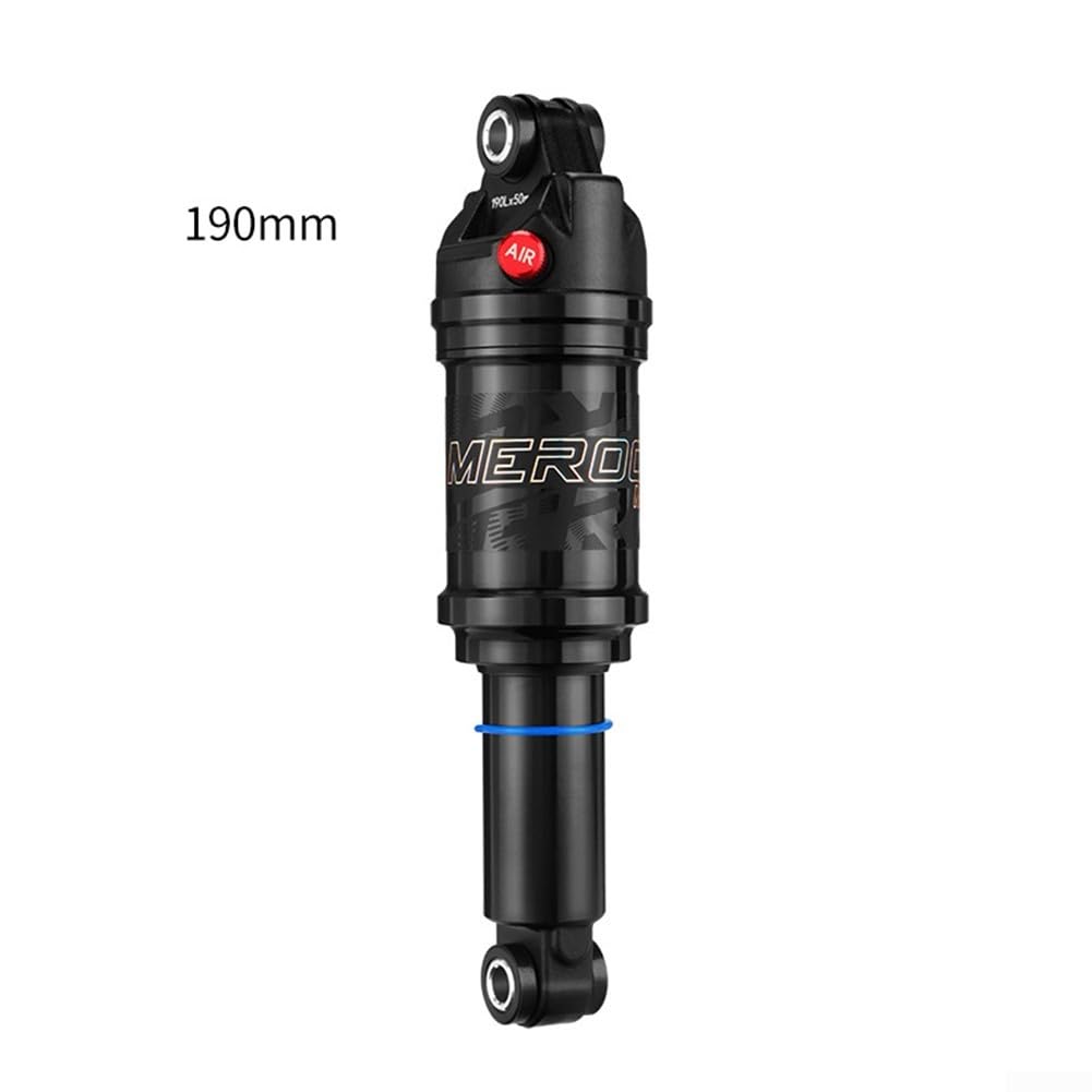 FACAIIO Ammortizzatore posteriore per bicicletta, 125/150/165/190 mm, pressione dell'aria regolabile con fodera da 24 mm, per MTB/MT/Ebike/Dmn/scooter elettrico. (190 mm x 50 mm)
