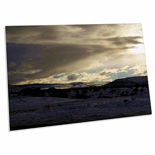 3dRose Desk Pad con diseño de invierno 23x16 pulg