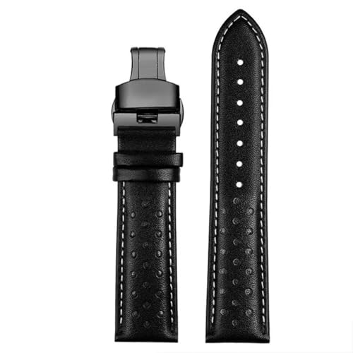 Bracelet NBA cuir 22mm pour les séries de montres intelligentes et horlogerie classique