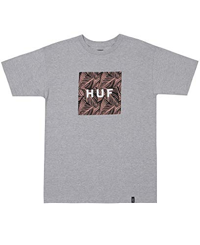 HUF Men's Palm Leaf Box Logo T-Shirt