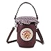 ENJOININ Novelty Jam Bottle Shaped Crossbody Bag for Women Purses and Handbags Girls Shoulder Bag