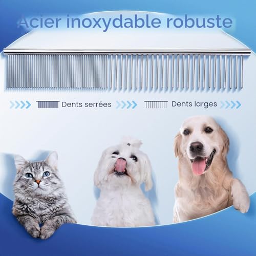 Gimars Ciseaux de toilettage professionnels pour chiens 4CR avec pointe ronde de sécurité, ciseaux droits, effilés et incurvés avec revêtement en titane – vue 6
