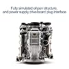 Mini V8 Engine Kits That Runs, MAD V8 Model Engine Build Kit RC Model Kits for Adults, DIY Assembly Engine Model for AX90104 SCX10II Capra VS4-10 Pro/Ultra Model Car