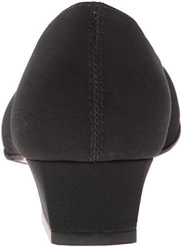 Trotters Women's Doris Pump,Black Micro Fabric,11 W | Image 2