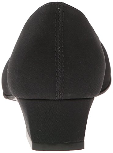Trotters Women's Doris Pump,Black Micro Fabric,10 W #TOP2
