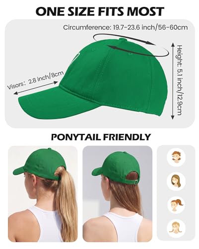 Image of American Trends Womens Baseball Caps Cute Heart Dad Hat, Adjustable Cotton Unisex Cap for Workout, Golf & Everyday Wear
